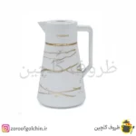 فلاسک سام ست مدل سفید ماربل